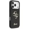 GUESS Fixed Glitter Big 4G -kotelo iPhone 18 Pro / 17 Pro -laitteelle - musta