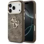 GUESS 4G Big Classic Logo -kotelo iPhone 17 Pro / 18 Pro -laitteelle - ruskea & kulta