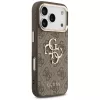 GUESS 4G Big Classic Logo -kotelo iPhone 17 Pro / 18 Pro -laitteelle - ruskea & kulta