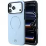 Mercedes nahka 3D MagSafe -kotelo iPhone 18 Pro Max / 17 Pro Max -laitteelle - sininen