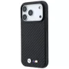 BMW M Carbon Metal Logo MagSafe -kotelo iPhone 18 Pro / 17 Pro -laitteelle – musta