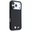 BMW M Carbon Metal Logo MagSafe -kotelo iPhone 18 Pro / 17 Pro -laitteelle – musta