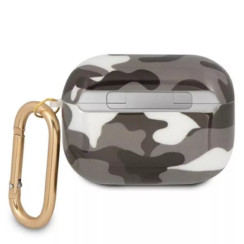 Guess GUAPUCAMG AirPods Pro -kotelo musta Camo-kokoelma