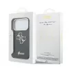 GUESS IML 4G Script Metal -kotelo iPhone 18 Pro Max / 17 Pro Max -laitteelle - musta