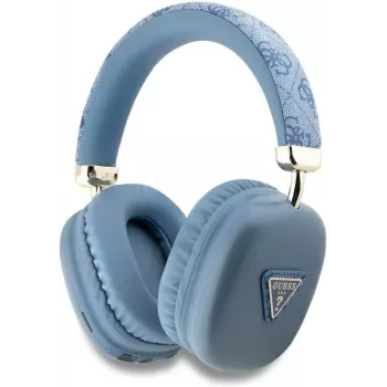 GUESS 4G Triangle Logo langattomat over-ear-kuulokkeet Bluetooth 5.3 sininen