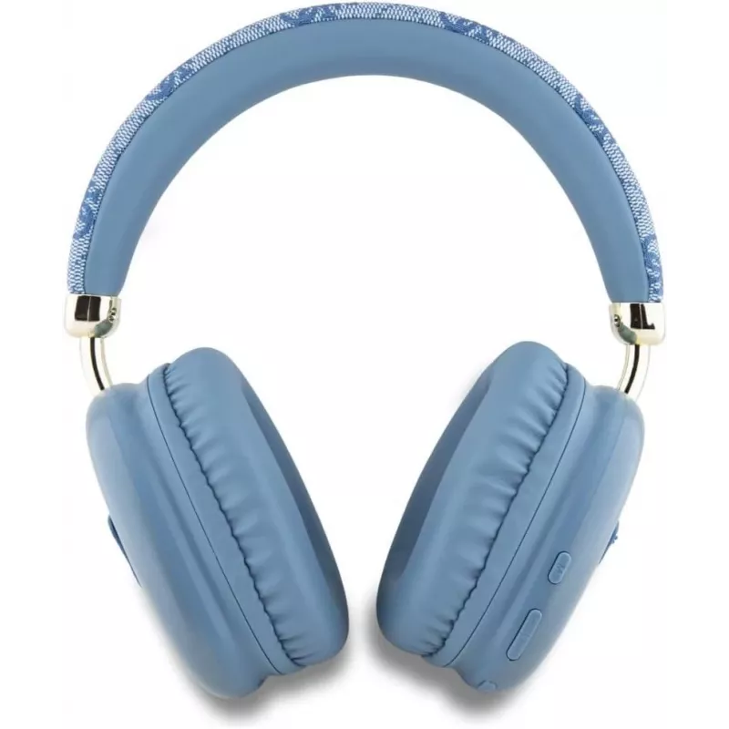 GUESS 4G Triangle Logo langattomat over-ear-kuulokkeet Bluetooth 5.3 sininen