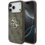 GUESS 4G Big Logo takakotelo Apple iPhone 17 Pro / 18 Pro -laitteelle - ruskea
