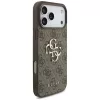 GUESS 4G Big Logo takakotelo Apple iPhone 17 Pro / 18 Pro -laitteelle - ruskea