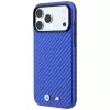 BMW M Carbon Metal Logo MagSafe -kotelo iPhone 18 Pro Max / 17 Pro Max -laitteelle - sininen