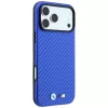 BMW M Carbon Metal Logo MagSafe -kotelo iPhone 18 Pro Max / 17 Pro Max -laitteelle - sininen