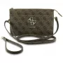 Guess Phone Pouch 4G Big Logo - ruskea crossbody-laukku korttipaikoilla