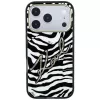 Karl Lagerfeld IML Signature Zebra Glitter MagSafe -kuori iPhone 18 Pro Max / 17 Pro Max - kulta