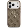 GUESS 4G Big Logo Classic puhelinkuori iPhone 17 Pro Max / 18 Pro Max - ruskea ja kulta