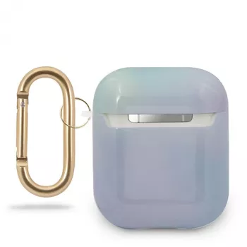 GUESS GUACA2TPUMCGC02 AirPods 1/2 -kuori sininen Tie & Dye -mallisto
