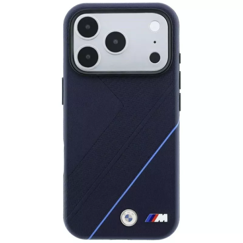 BMW M Tire Track Blue Line MagSafe -kuori iPhone 18 Pro Max / 17 Pro Max - navy blue