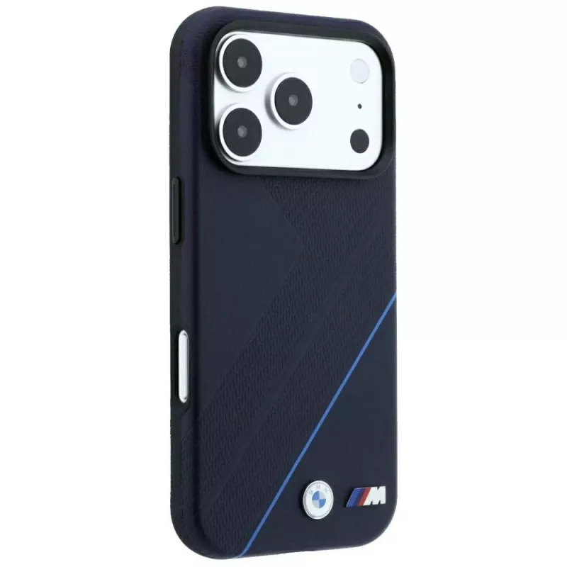 BMW M Tire Track Blue Line MagSafe -kuori iPhone 18 Pro Max / 17 Pro Max - navy blue