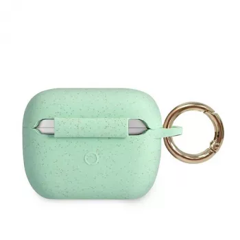 GUESS GUACAPSILGLGN AirPods Pro -kuori vihreä silikoni glitter