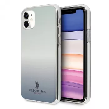 U.S. POLO ASSN. USHCN61TRDGLB iPhone 11 -takakuori sinisellä liukuvärillä