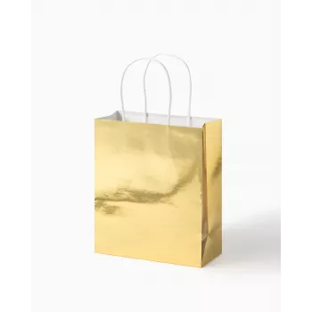Folia paperipussit Gold M kiiltävä 7 kpl
