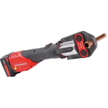 ROTHENBERGER ROMAX 4000 Basic Set 2,0 Ah & 4,0 Ah akuilla, 18V akkupuristustyökalu, 32 kN, CAS-järjestelmä, ROCASE