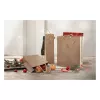 SIGEL GT042 jouluiset lahjapussit pulloille omena-aiheella, 10 x 35 cm, voimapaperi, 5 kpl:n pakkaus