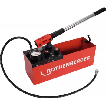 Rothenberger RP 50 digitaalinen painetestipumppu 12L säiliö 60 bar