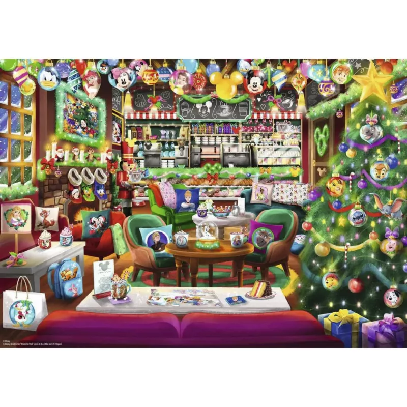 Ravensburger palapeli Disney Christmas Cafe (1000 palaa)