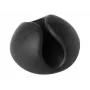 DURABLE CAVOLINE CLIP 1 kaapeliklipsit, grafiitti, 6 kpl:n pakkaus