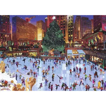 RAVENSBURGER 1000 palan palapeli – joulun taikaa Rockefeller Centerissä