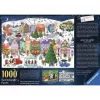Ravensburger palapeli lumottu joulukaupunki (1000 palaa)