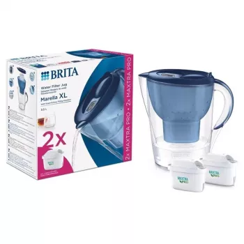 BRITA MARELLA XL suodatinkannu 2 MAXTRA+ suodattimella, 3,5 l kokonaiskapasiteetti, valkoinen