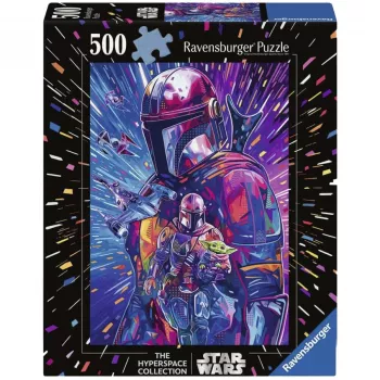 RAVENSBURGER palapeli Star Wars Hyper Space Collection: The Mandalorian (500 palaa, suuret palat)