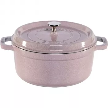 Staub La Cocotte 24cm pyöreä valurautainen cocotte, kirsikankukka
