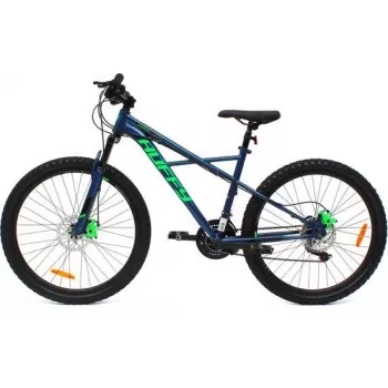 Huffy Korros 26 maastopyörä sininen - 18-vaihteinen teräs-hardtail etujoustolla