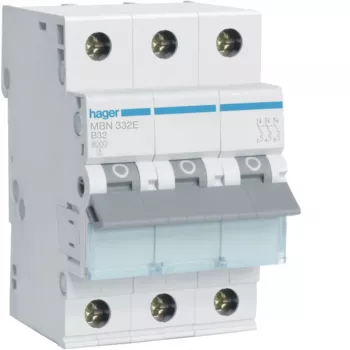 Hager MBN332E Johdonsuojakatkaisija, 3P, B32, 6 kA