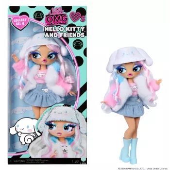 MGA L.O.L. Surprise O.M.G. Hello Kitty & Friends - Cinnamoroll muotinukke