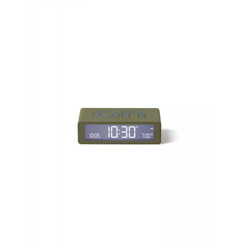 Lexon Flip Mini käännettävä herätyskello khaki