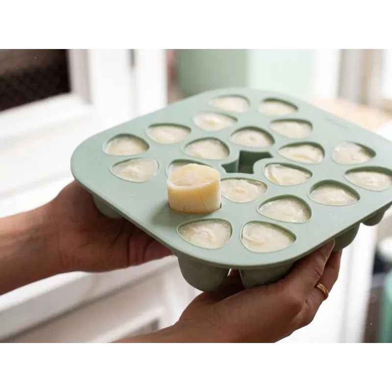 Beaba Multiportions pakastusastia 20 x 35 ml silikoni salvianvihreä