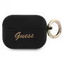 GUESS GUAPSSSK AirPods Pro -kotelo musta silikoni Vintage Script