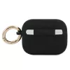 GUESS GUAPSSSK AirPods Pro -kotelo musta silikoni Vintage Script
