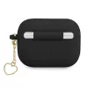 GUESS GUAPLSCHSK AirPods Pro -kotelo musta silikoni Charm Heart Collection