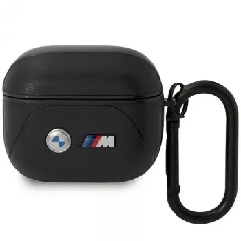 BMW BMA322PVTK AirPods 3. sukupolvi -kotelo musta nahka Geschwungene Linie