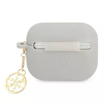 Guess GUAPLSC4EG AirPods Pro -kotelo harmaa silikoni Charm 4G -mallisto