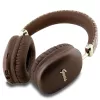GUESS GUE003639 Gcube Metallic Script Logo on-ear Bluetooth-kuulokkeet ruskea