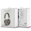 GUESS GUE003639 Gcube Metallic Script Logo on-ear Bluetooth-kuulokkeet ruskea