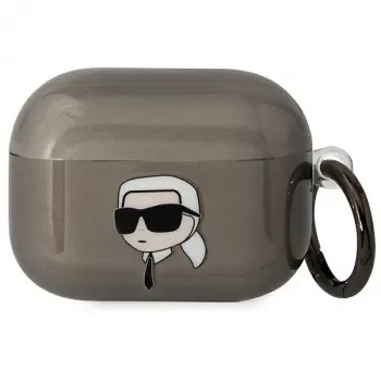 Karl Lagerfeld KLAPHNIKTCK AirPods Pro -kotelo musta Karl Head