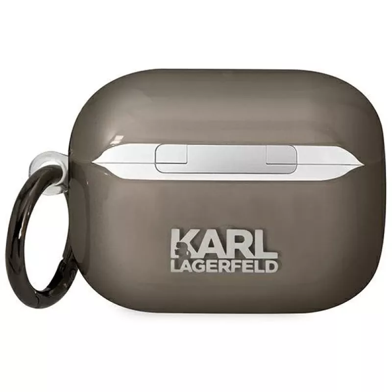 Karl Lagerfeld KLAPHNIKTCK AirPods Pro -kotelo musta Karl Head