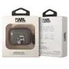 Karl Lagerfeld KLAPHNKCTGK AirPods Pro -kotelo glitter Karl & Choupette musta