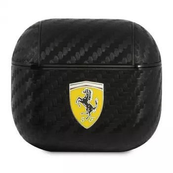 Ferrari FESA3CABK AirPods 3 kotelo On Track PU Carbon Black