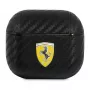 Ferrari FESA3CABK AirPods 3 kotelo On Track PU Carbon Black